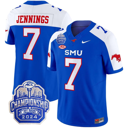 SMU 2024 ACC Championship Patch Vapor Limited Jersey