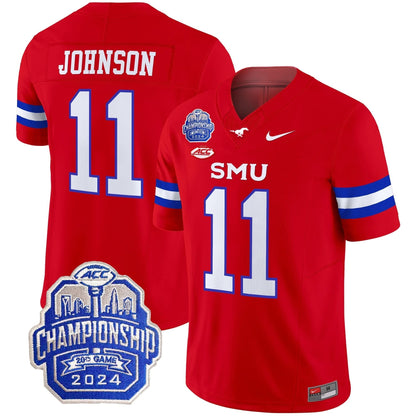 SMU 2024 ACC Championship Patch Vapor Limited Jersey