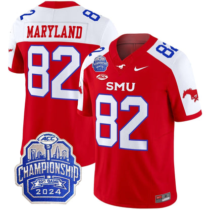 SMU 2024 ACC Championship Patch Vapor Limited Jersey