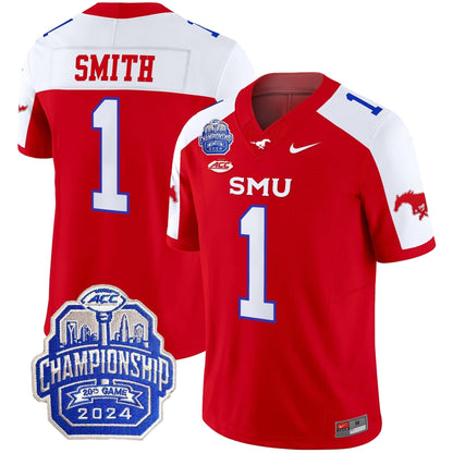 SMU 2024 ACC Championship Patch Vapor Limited Jersey