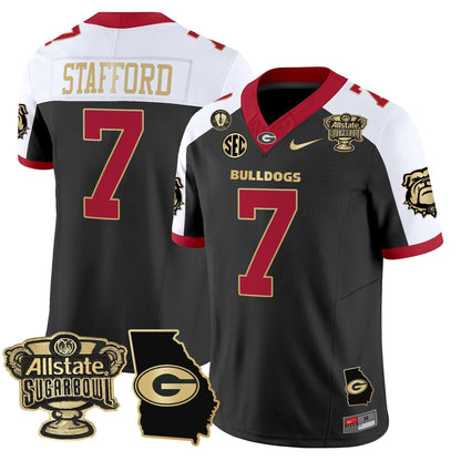 GB 2025 Sugar Bowl & Georgia Map Patch Vapor Limited Jersey