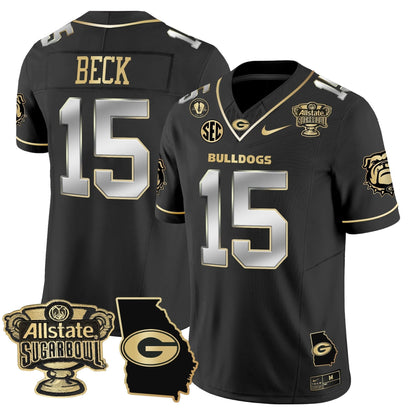 GB 2025 Sugar Bowl & Georgia Map Patch Vapor Limited Jersey