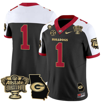 GB 2025 Sugar Bowl & Georgia Map Patch Vapor Limited Jersey