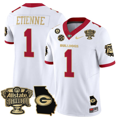 GB 2025 Sugar Bowl & Georgia Map Patch Vapor Limited Jersey