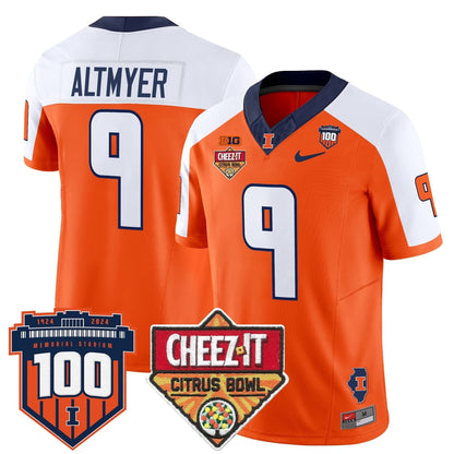 ILL 2025 Cheez-It Citrus Bowl Patch Vapor Limited Jersey