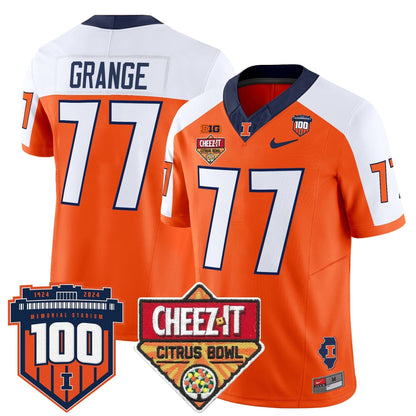 ILL 2025 Cheez-It Citrus Bowl Patch Vapor Limited Jersey