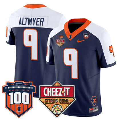 ILL 2025 Cheez-It Citrus Bowl Patch Vapor Limited Jersey