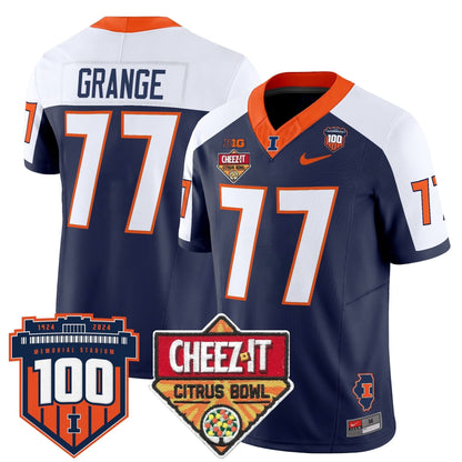 ILL 2025 Cheez-It Citrus Bowl Patch Vapor Limited Jersey