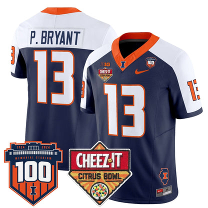 ILL 2025 Cheez-It Citrus Bowl Patch Vapor Limited Jersey
