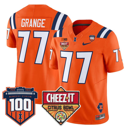 ILL 2025 Cheez-It Citrus Bowl Patch Vapor Limited Jersey