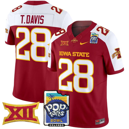 ISC 2025 PopTarts Bowl Patch Vapor Limited Jersey
