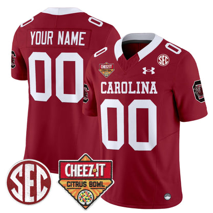 SCG 1980 Throwback Cheez-It Citrus Bowl Patch Vapor Limited Custom Jersey