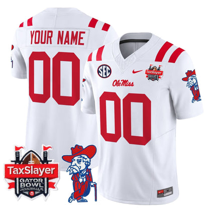 OMB 2024 Gator Bowl Patch Vapor Limited Custom Jersey