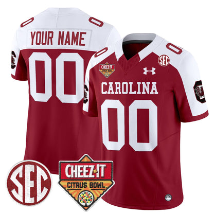 SCG 1980 Throwback Cheez-It Citrus Bowl Patch Vapor Limited Custom Jersey