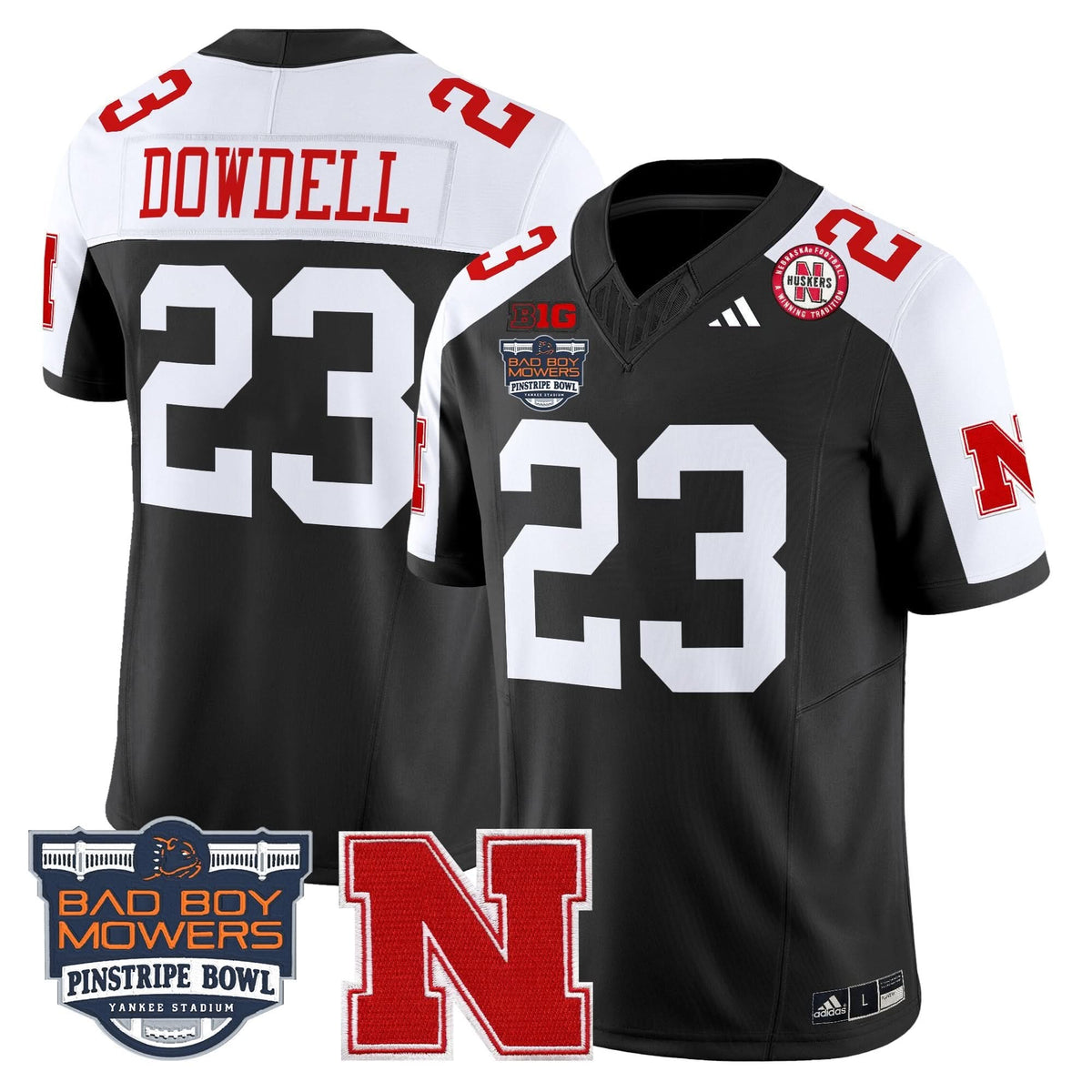 NC 2025 Pinstripe Bowl Patch Vapor Limited Jersey