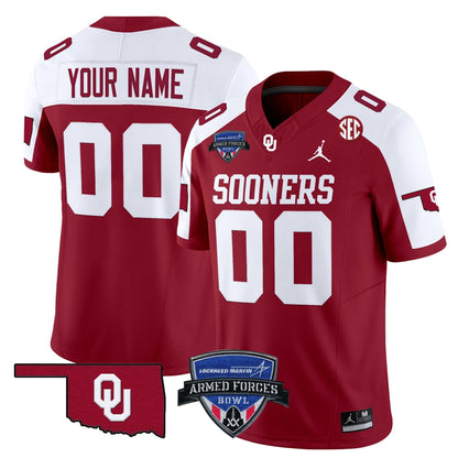 OS 2025 Armed Forces Bowl Patch Vapor Limited Custom Jersey