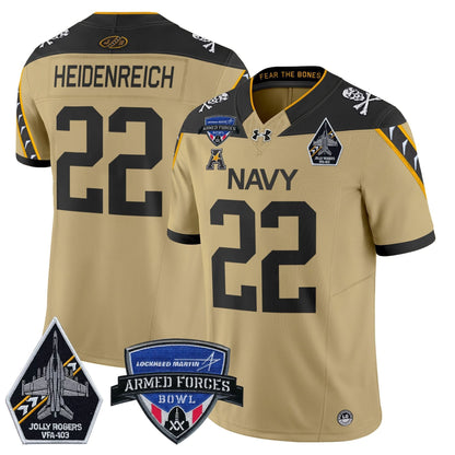 NM 2025 Armed Forces Bowl Patch Vapor Limited Jersey