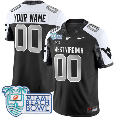 WVM 2025 Miami Beach Bowl Patch Vapor Limited Custom Jersey