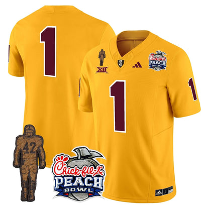SD Pat Tillman & Peach Bowl Patch Vapor Limited Jersey