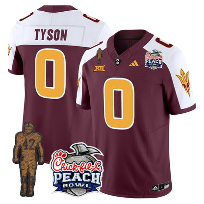 SD Pat Tillman & Peach Bowl Patch Vapor Limited Jersey