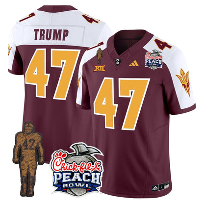 SD Pat Tillman & Peach Bowl Patch Vapor Limited Jersey
