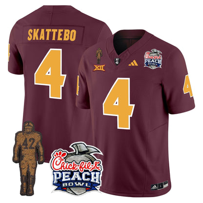 SD Pat Tillman & Peach Bowl Patch Vapor Limited Jersey