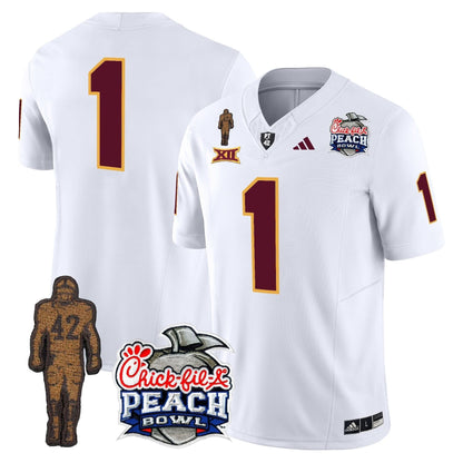 SD Pat Tillman & Peach Bowl Patch Vapor Limited Jersey