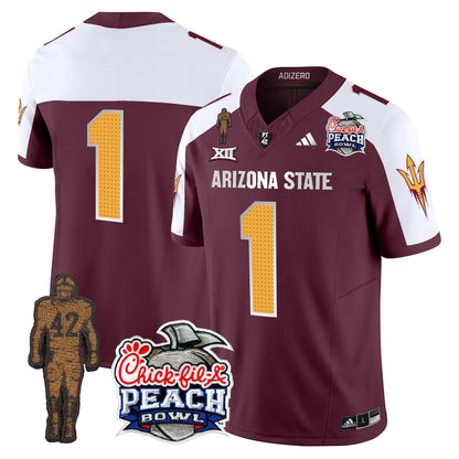 SD Pat Tillman & Peach Bowl Patch Vapor Limited Jersey V2