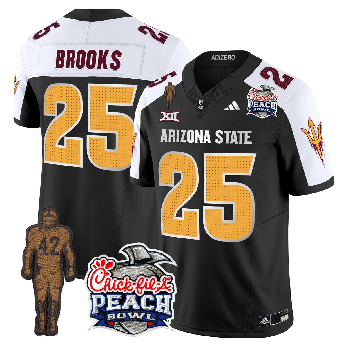SD Pat Tillman & Peach Bowl Patch Vapor Limited Jersey V2