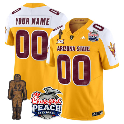 SD Pat Tillman & Peach Bowl Patch Vapor Limited Custom Jersey V2