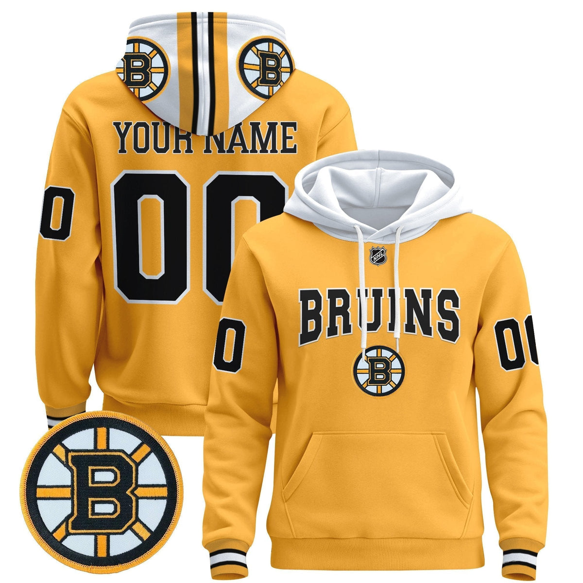 Boston Bruins 2024 Custom Pullover Hoodie