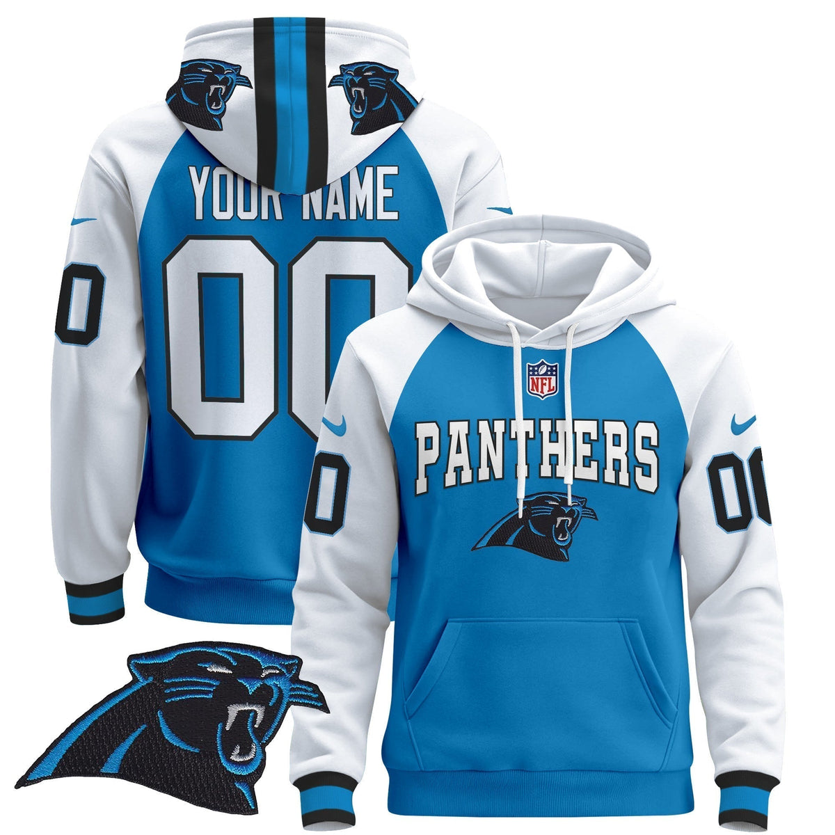 Carolina Panthers 2024 Custom Pullover Hoodie