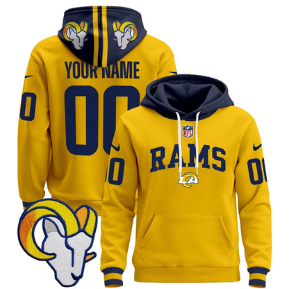 Los Angeles Rams 2024 Custom Pullover Hoodie V2