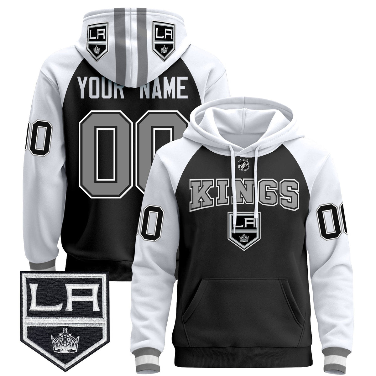 Los Angeles Kings 2024 Custom Pullover Hoodie