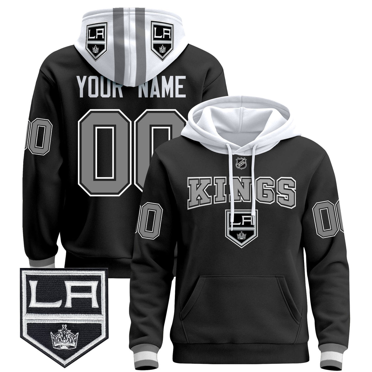 Los Angeles Kings 2024 Custom Pullover Hoodie