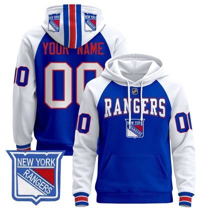 New York Rangers 2024 Custom Pullover Hoodie
