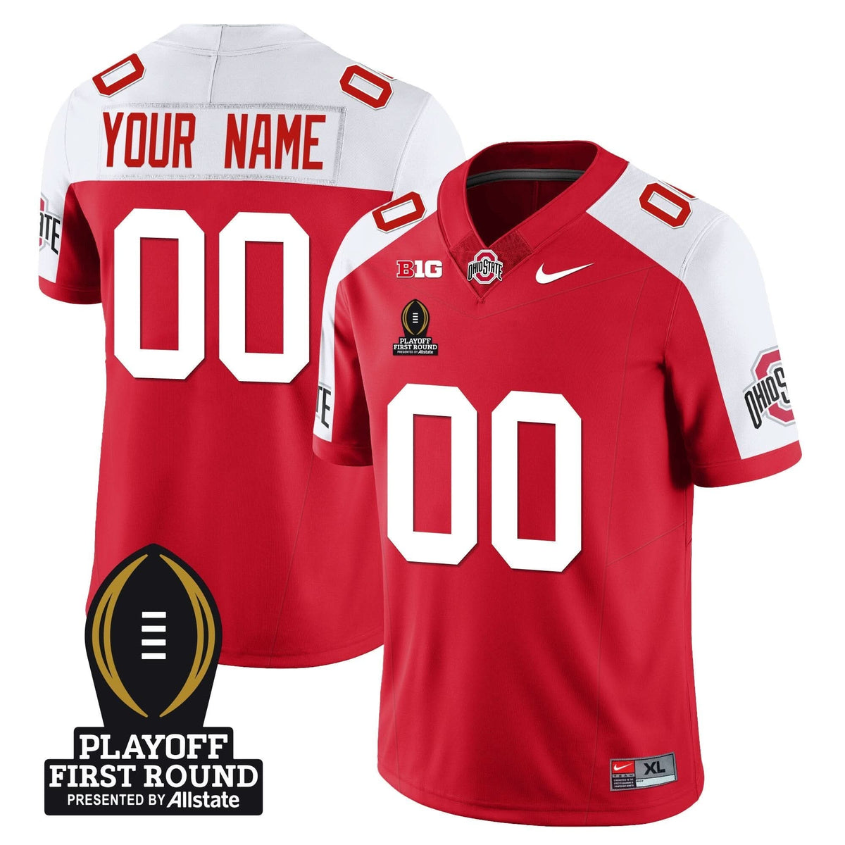 Custom OSB Football - Playoff First Round Patch