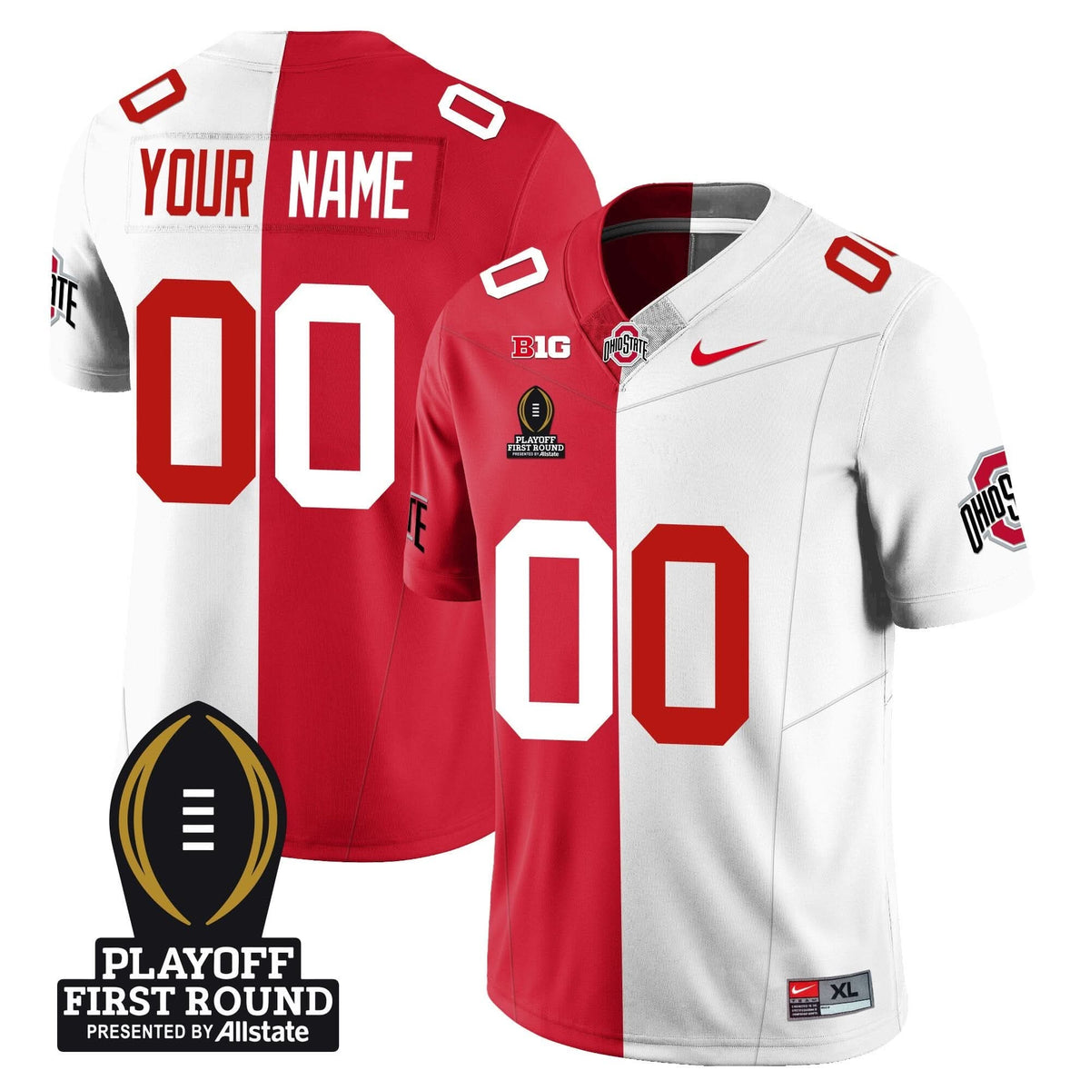 Custom OSB Football - Playoff First Round Patch
