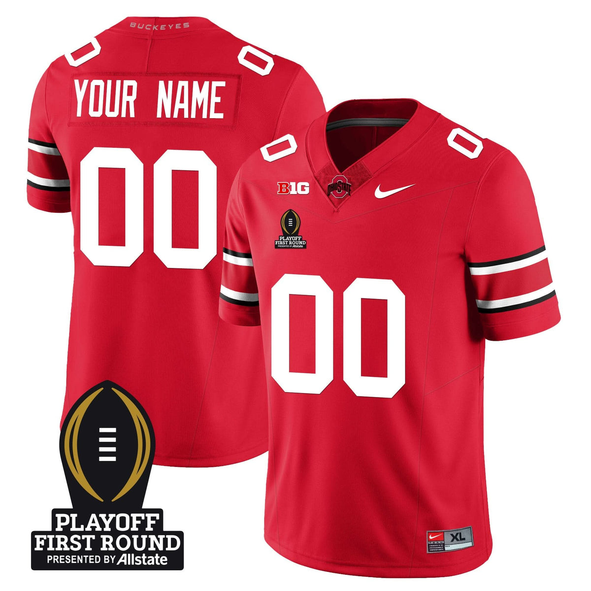Custom OSB Football - Playoff First Round Patch