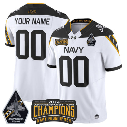 NM 2024 Commander-In-Chief's Trophy Champions Patch Vapor Limited Custom Jersey