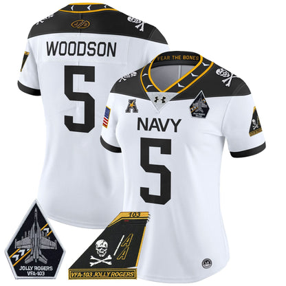 Women's NM 2024 Jolly Rogers Patch Vapor Limited Jersey - Stitched