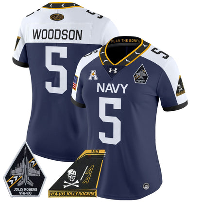Women's NM 2024 Jolly Rogers Patch Vapor Limited Jersey - Stitched