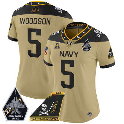 Women's NM 2024 Jolly Rogers Patch Vapor Limited Jersey - Stitched