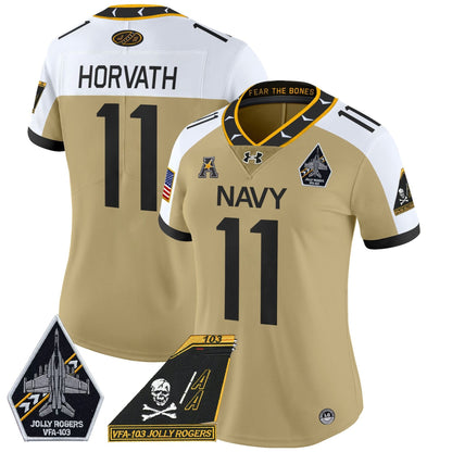 Women's NM 2024 Jolly Rogers Patch Vapor Limited Jersey - Stitched