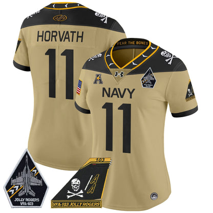 Women's NM 2024 Jolly Rogers Patch Vapor Limited Jersey - Stitched