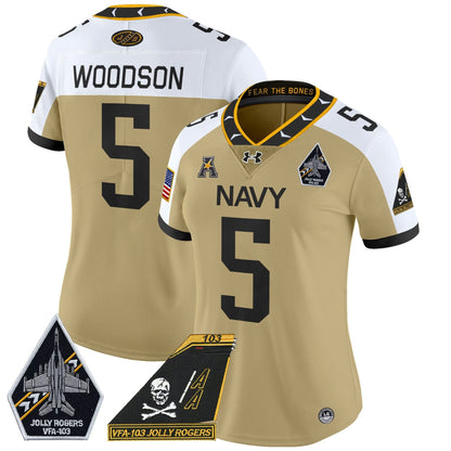 Women's NM 2024 Jolly Rogers Patch Vapor Limited Jersey - Stitched