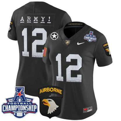 Women's ABK 2024 AAC Championship Patch Vapor Limited Jersey - Stitched