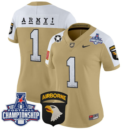 Women's ABK 2024 AAC Championship Patch Vapor Limited Jersey - Stitched