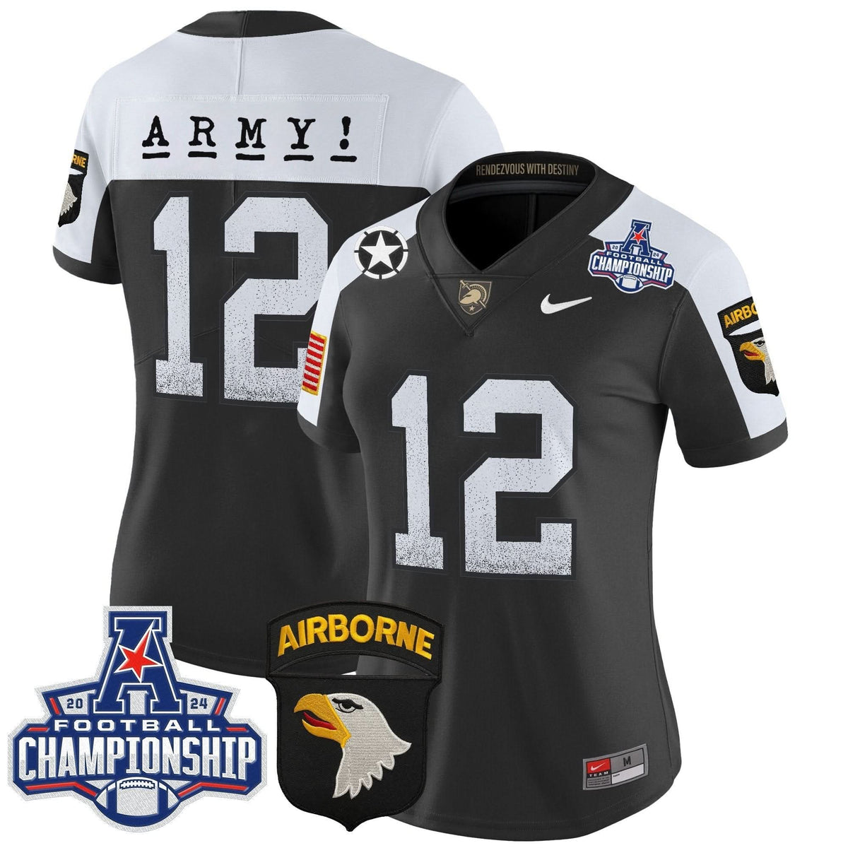 Women's ABK 2024 AAC Championship Patch Vapor Limited Jersey - Stitched