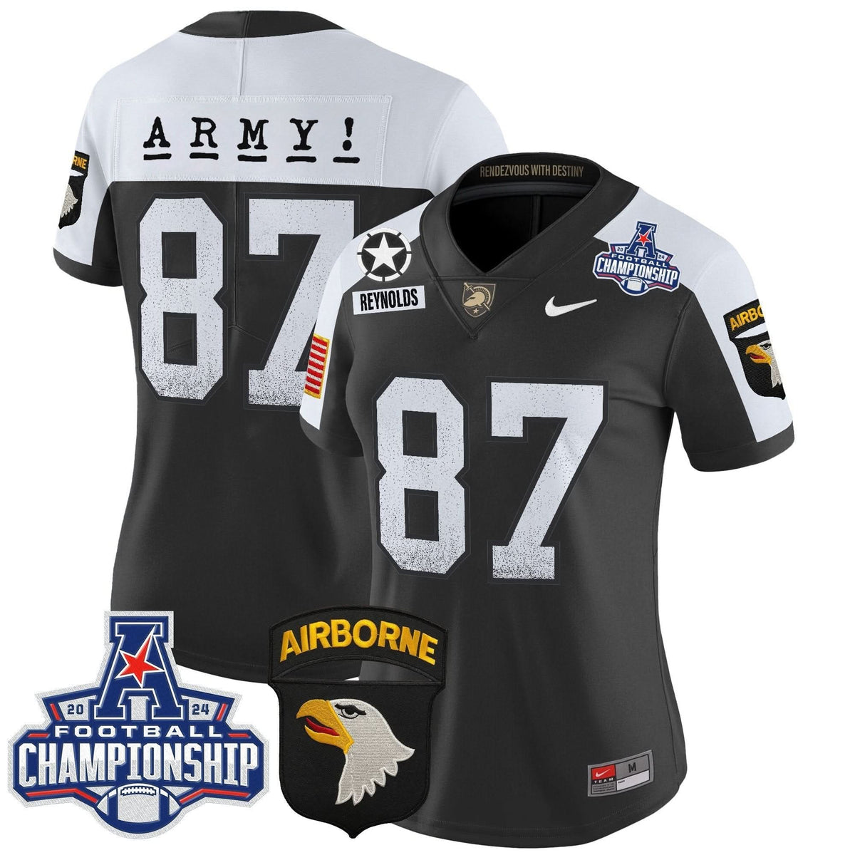 Women's ABK 2024 AAC Championship Patch Vapor Limited Jersey - Stitched